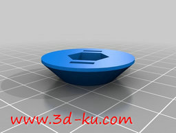 3D打印模型旋转可堆放储存箱的图片