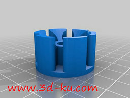 3D打印模型旋转可堆放储存箱的图片