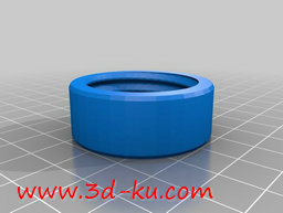 3D打印模型旋转可堆放储存箱的图片