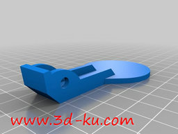 3D打印模型洗衣机闩锁手柄的图片