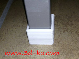 3D打印模型壁橱衣柜水平调节脚钉的图片