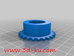 3D打印模型链轮带轴承的图片