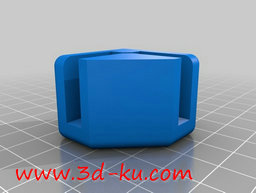 3D打印模型模块化的蜂窝状框架的图片