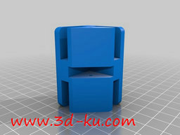 3D打印模型模块化的蜂窝状框架的图片