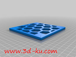 3D打印模型模块化的蜂窝状框架的图片