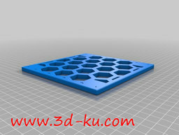 3D打印模型模块化的蜂窝状框架的图片