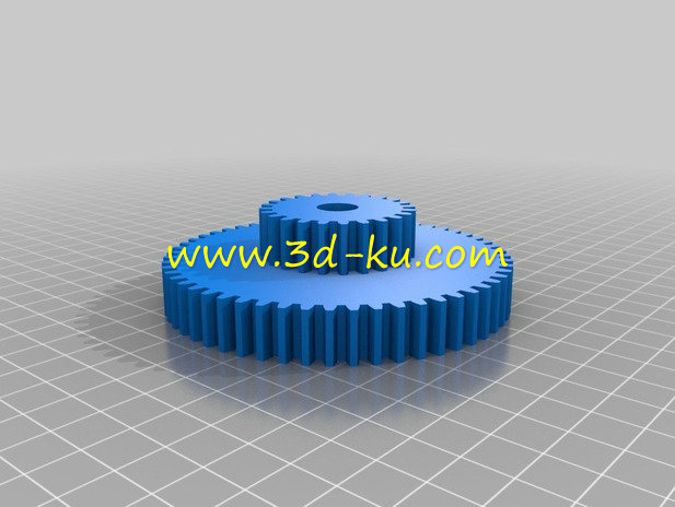 车床变速齿轮组模型的图片1