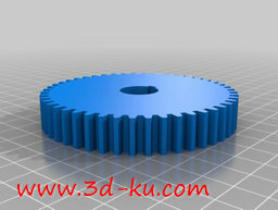 3D打印模型车床变速齿轮组的图片