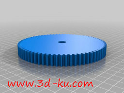 3D打印模型车床变速齿轮组的图片