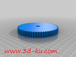 3D打印模型车床变速齿轮组的图片