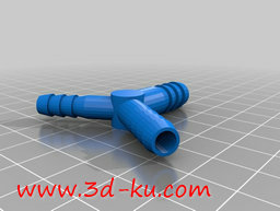 3D打印模型法兰的连接器的图片