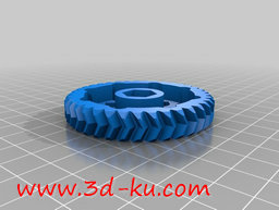 3D打印模型人字齿轮的图片
