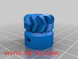 3D打印模型人字齿轮的图片