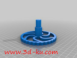 3D打印模型玩具汽轮机的图片