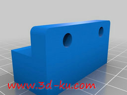 3D打印模型轴承安装板的图片