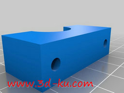 3D打印模型轴承安装板的图片
