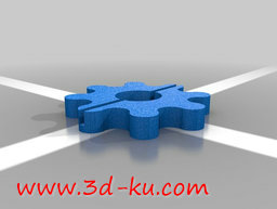 3D打印模型钟表齿轮机芯的图片