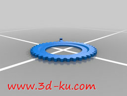 3D打印模型钟表齿轮机芯的图片