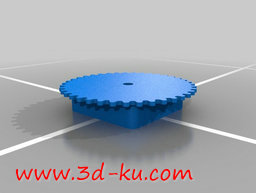 3D打印模型钟表齿轮机芯的图片
