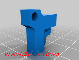3D打印模型加热的床玻璃角夹的图片