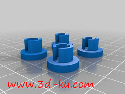 3D打印模型自行车车架刹车插头的图片