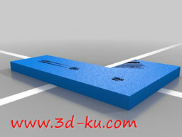 3D打印模型L形直角支架的图片