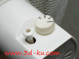 3D打印模型可更换的风扇旋钮的图片