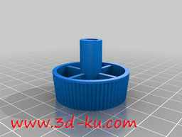 3D打印模型可更换的风扇旋钮的图片