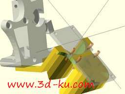 3D打印模型双风扇导热管的图片