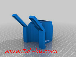 3D打印模型双风扇导热管的图片