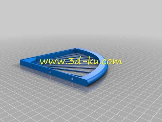 自行车前轮搁板支架模型的图片2