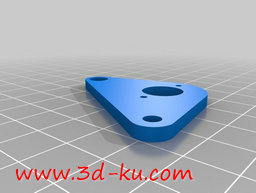 3D打印模型取编码器的压装适配器的图片