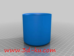 3D打印模型有较厚墙壁的新版漏斗的图片