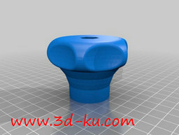 3D打印模型螺钉旋钮的图片