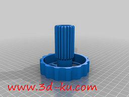 3D打印模型爆炸行星齿轮组的图片