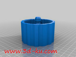 3D打印模型爆炸行星齿轮组的图片