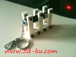 3D打印模型激光切割机校准架的图片