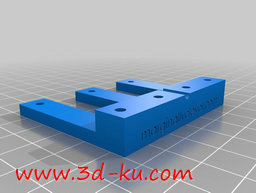 3D打印模型激光切割机校准架的图片