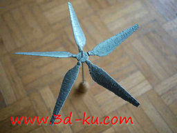 3D打印模型风机叶片的图片