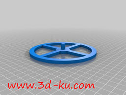 3D打印模型水平辊阀芯的图片