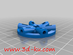 3D打印模型直升机训练齿轮轮毂的图片