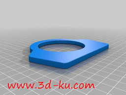 3D打印模型扬声器适配器框架的图片