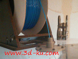 3D打印模型螺纹丝滤尘板的图片