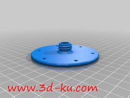 3D打印模型螺纹丝滤尘板的图片