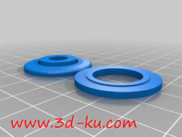 3D打印模型电机皮带轮动垫圈的图片