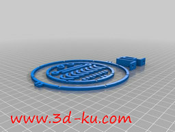 3D打印模型简单的轧球机的图片