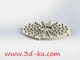 3D打印模型淋浴排水井盖的图片