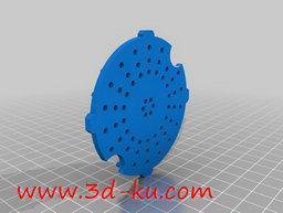 3D打印模型淋浴排水井盖的图片