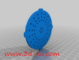 3D打印模型淋浴排水井盖的图片