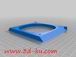 3D打印模型壁挂监控器安装架的图片
